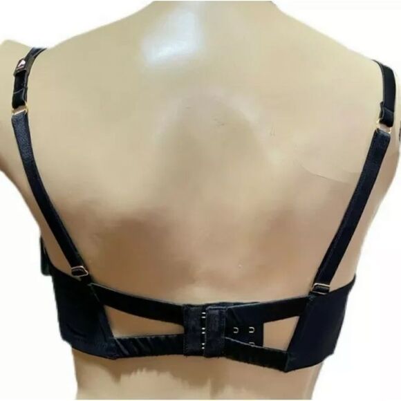 Victoria’s Secret Dream Angels Polka-dot Mesh Unlined Balconett black - Picture 3 of 4